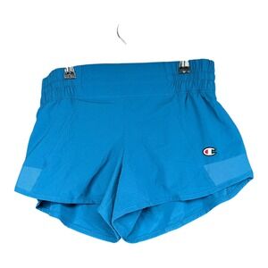 Champion NWT Women's S Small 4" Sport Woven Shorts Teal Athletic Fitness Wicking